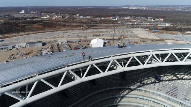 Укладка газона Стадион Самара Арена 2018 /// Lawn Laying / Stadium Samara Arena 2018 смотреть онлайн