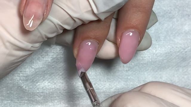 Коррекция гелевых ногтей/ СЛАЙДЕРЫ/ Комбинирований маникюр смотреть онлайн