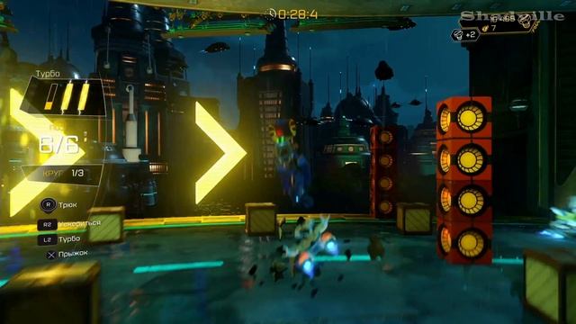 Ratchet & Clank (PS4) Прохождение игры #5: Планета Рилгар и гонка скейтеров смотреть онлайн