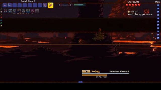 Terraria Calamity Mod - Revengeance Brimstone Elemental No-hit смотреть онлайн