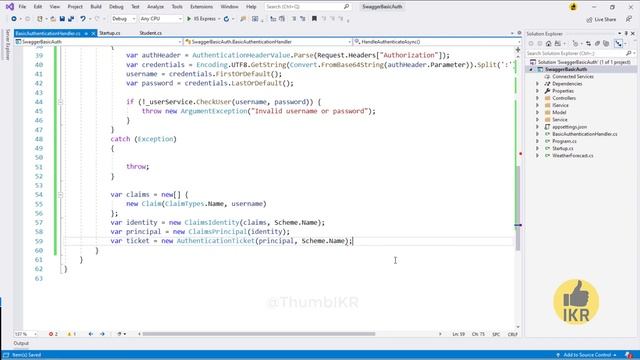 Swagger Basic Authentication || Web API || ASP.NET Core смотреть онлайн