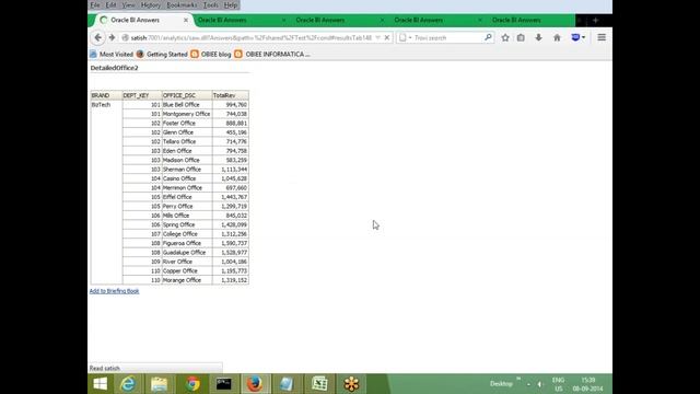 OBIEE Column Properties Part 1 смотреть онлайн