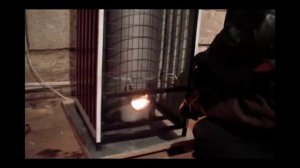 Печь на отработке Емеля