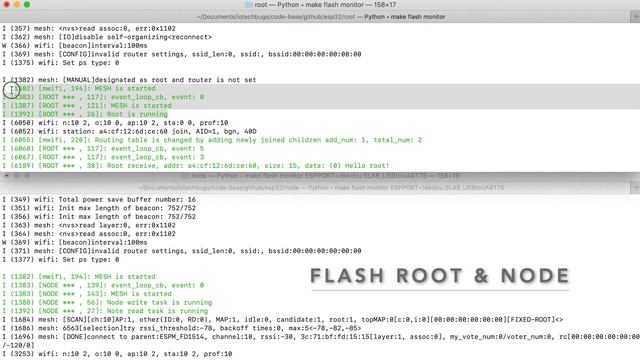 ESP32 Mesh example | ESP-MDF Mesh Tutorial | Root node example смотреть онлайн