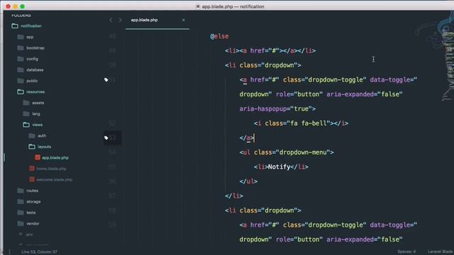 Advanced Laravel | Database Notify with Icon #24 смотреть онлайн