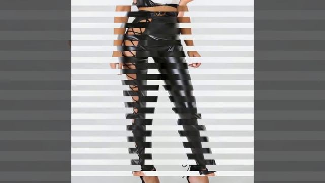 New design for ladies of latex tight pants and leggings patterns смотреть онлайн