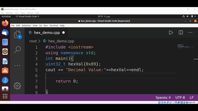C++ Using Hexadecimal Values смотреть онлайн