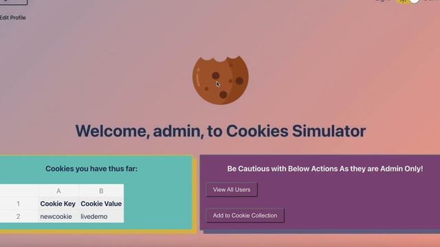 Cookies Simulator - COMP 426 Final Project смотреть онлайн