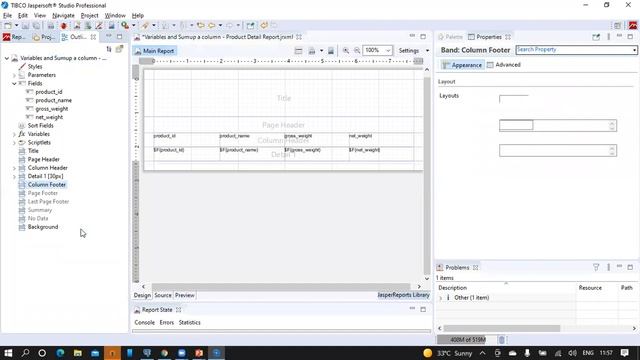 020 | BI - Jaspersoft Reports | Variables Intro & How to sum-up a column in Jasper Design Studio смотреть онлайн