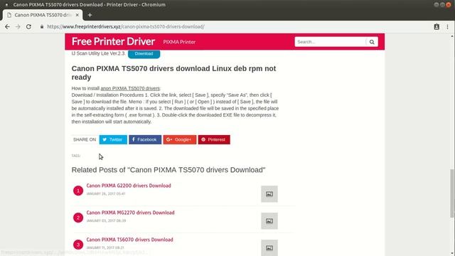 Canon PIXMA TS5070 driver & How To install смотреть онлайн