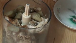 Бутербродная намазка за пять минут  из  оставшейся курицы.