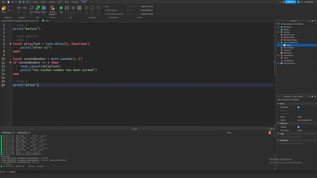 Task Functions (wait(), spawn(), delay()) - Roblox Advanced Scripting #4 (2023) смотреть онлайн