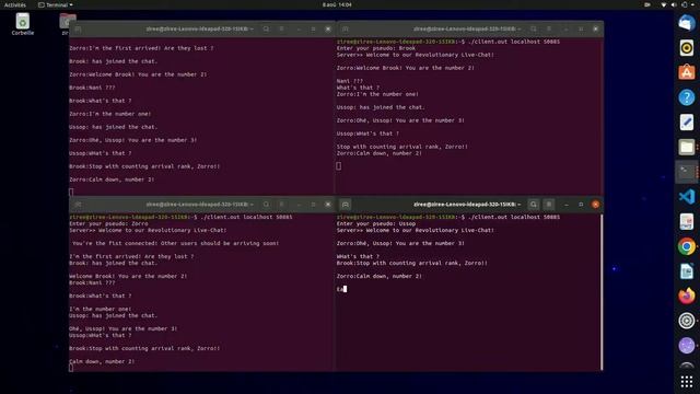 Console Live Chat | C socket based смотреть онлайн