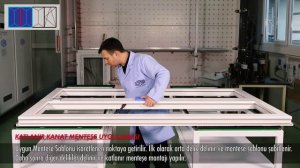 Vorne FS/ПВХ портал - установка фурнитуры складной системы (классическая схема)