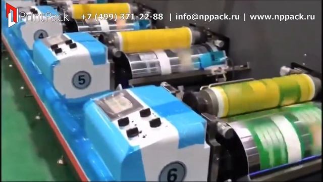 Флексографская печатная машина OSUNFLEXO FLP смотреть онлайн