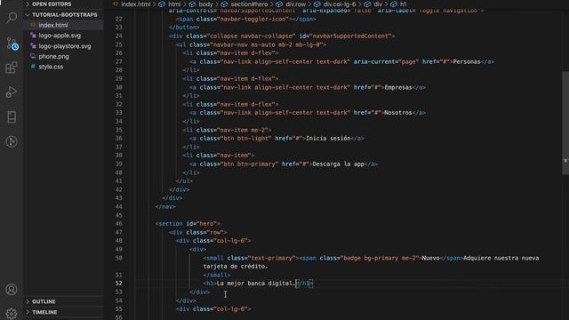Página web con Bootstrap 5 (tutorial español) - Parte 1 смотреть онлайн