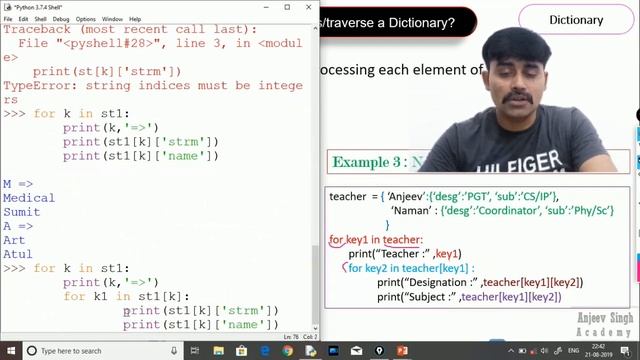 Dictionary in Python | Python Tutorial 18 | Complete Dictionary in one Video смотреть онлайн