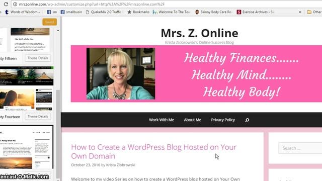 How to Login to your Wordpress Blog and Customize Your Theme смотреть онлайн