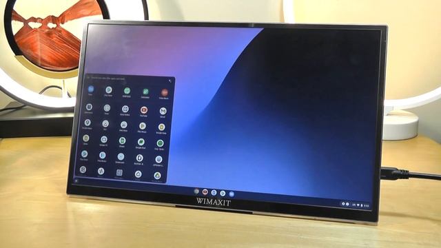 REVIEW: Wimaxit 14" Touchscreen Portable Monitor w. Kickstand - USB-C Monitor! смотреть онлайн