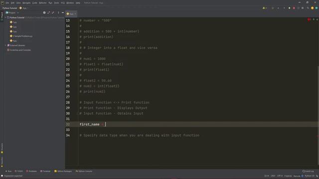 Casting and Input Function | Python Tutorial Series # 4 смотреть онлайн