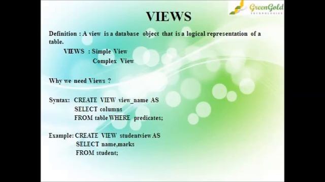 Oracle View Tutorial GOITSTORE.COM смотреть онлайн