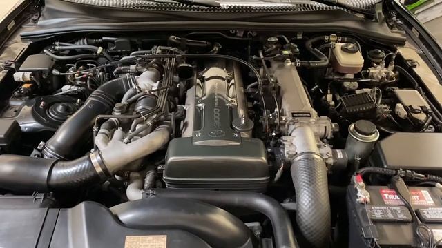 Engine Start - 1994 twin turbo all stock original 6 speed Supra смотреть онлайн