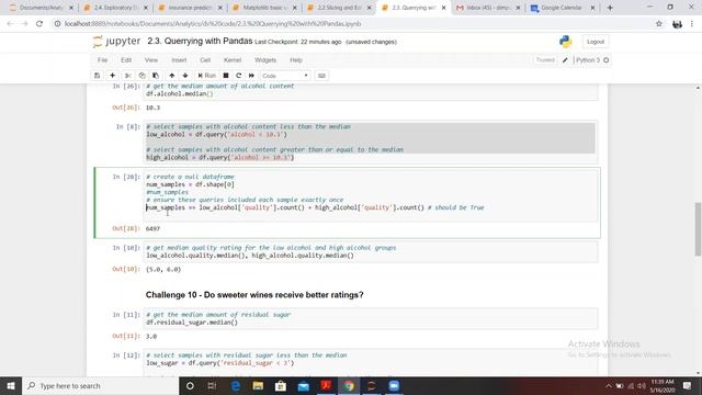 Pandas Applying Advanced Query on Dataframe | Recorded Classroom Session смотреть онлайн