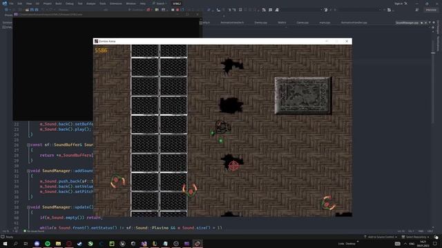 Zombie Arena Game in C++ with SFML Part 4 | Added some enemies смотреть онлайн