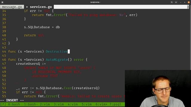 Building the backend server for a messaging app using Golang - Part 4 | Twitch stream смотреть онлайн