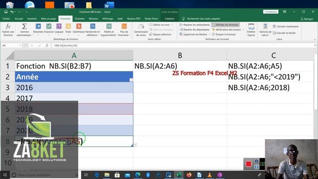 ZS formation f3 Excel 2016 Module 2 0033 смотреть онлайн