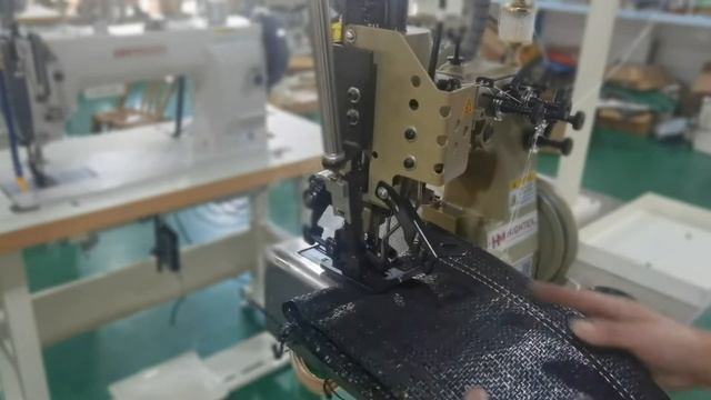 Двухигольная швейная машина для тканый геотекстиль смотреть онлайн