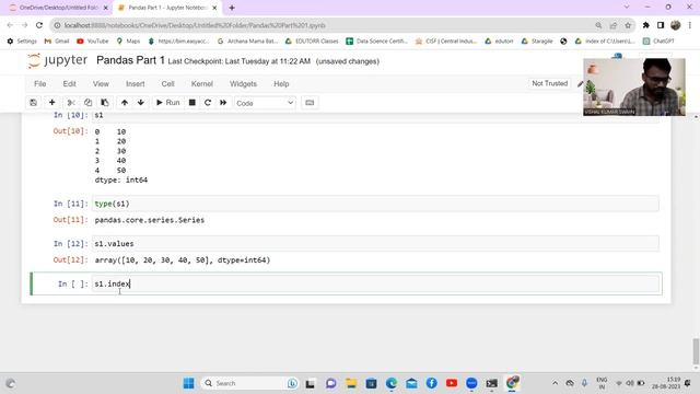 Pandas Series | Python Library | Part 3 | VKS Sir смотреть онлайн