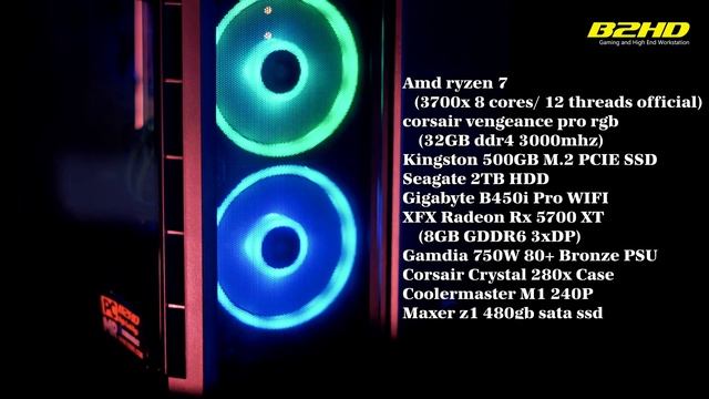Ryzen 7 3700x and RX5700XT mITX build by B2HD смотреть онлайн