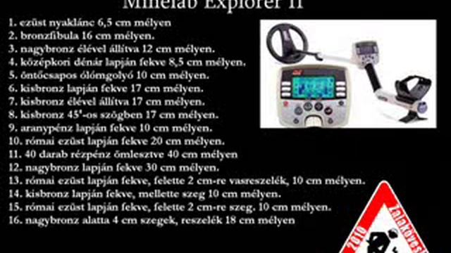 NFT2010 Zalaköveskút - Metaldetector Test - Minelab Explorer II