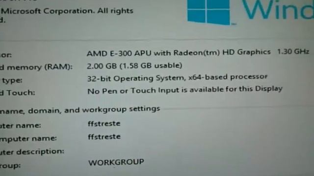 Teste placa notebook amd e-300 смотреть онлайн