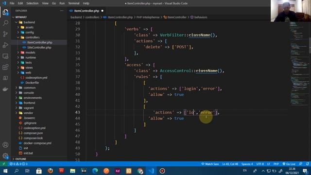 Latihan | Access Control Filter Security Pada Yii2 Framework смотреть онлайн