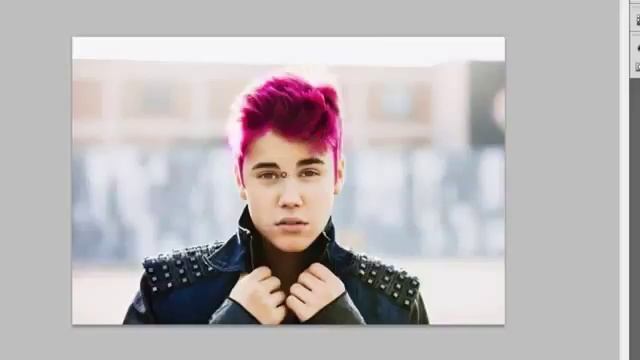 Changing Hair Color on Photoshop Tutorial смотреть онлайн