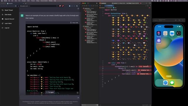 Building a SwiftUI App with ChatGPT смотреть онлайн
