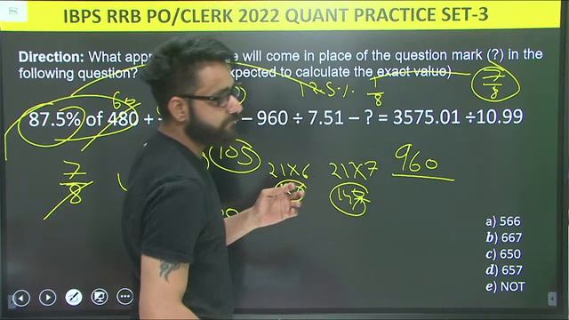 IBPS RRB PO/CLERK 2022 Maths | दंगल Series | Practice Set-3 | Maths by Ankit kiradoo #ibpsrrb2022 смотреть онлайн