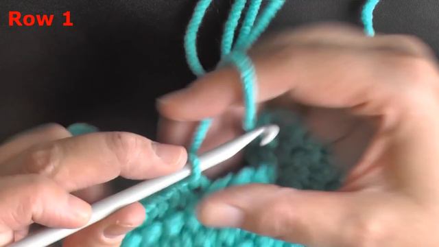Front Loop Only and Back Loop Only crochet technique - FLO and BLO – Left Crochet Stitch Tutorial смотреть онлайн