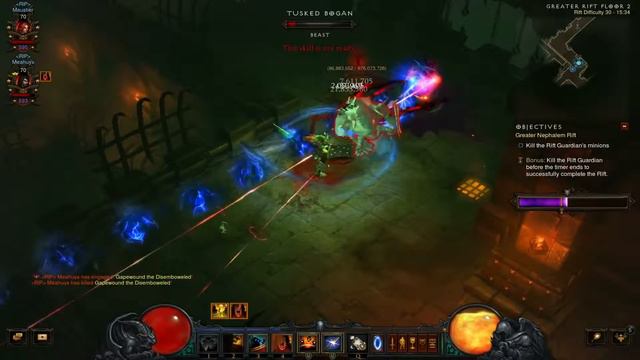Diablo 3: The Diversity Of Uncommon Builds (Team 6/12 GRift 30 v2.3.0) смотреть онлайн