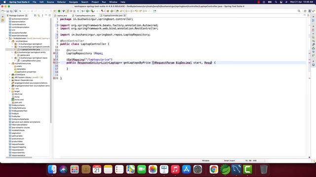 Spring Data JPA Query or Finder Methods - Find by between смотреть онлайн