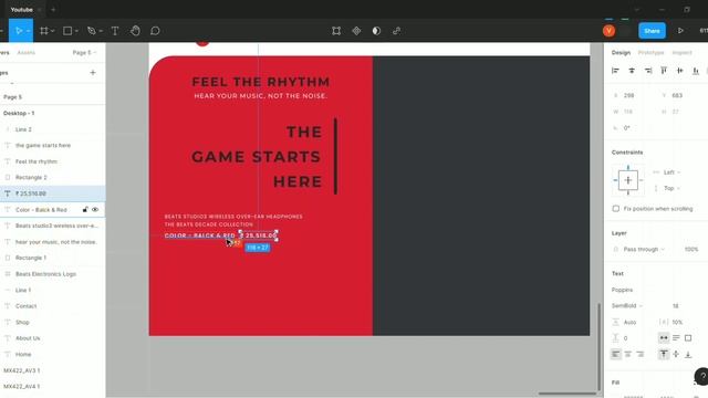 Web Design in Figma | Figma Tutorial | Beats Studio3 | Apple смотреть онлайн