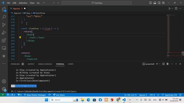 React Native FlatList in Urdu смотреть онлайн