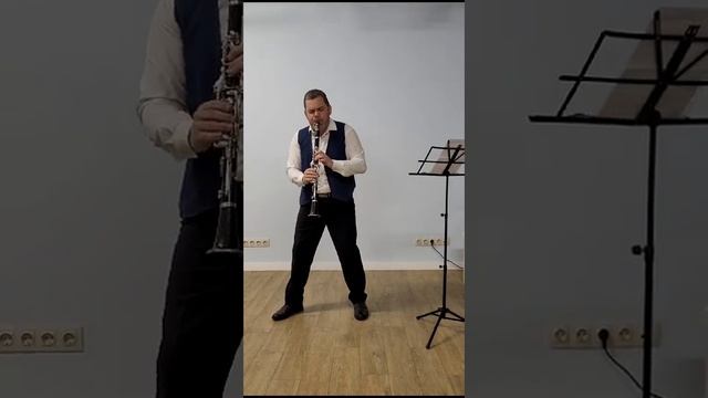 Евгений Некрасов играет на кларнете  - Тёмная ночь...