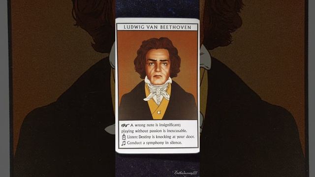 Ludwig van Beethoven ? Music Oracle card meaning смотреть онлайн