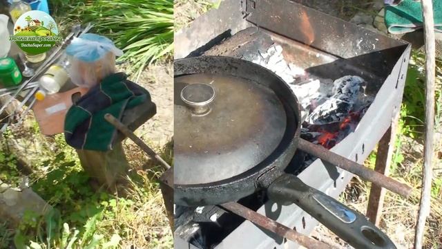 Потрясающая картошка с маслятами. Осенний дачный обед. смотреть онлайн