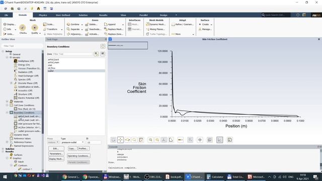 ANSYS Fluent. Расчет обтекания аэродинамического профиля. Ламинарно-турбулентный переход. Урок 4 смотреть онлайн