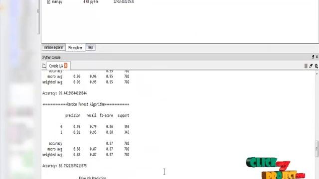 Python Machine Learning Project - Fake Job Recruitment Detection - ClickMyProject смотреть онлайн