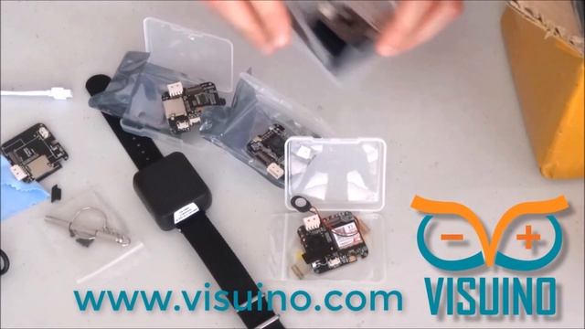 Mega Unboxing - ESP32 Lilygo/TTGO T-Watch and a lot of expansion modules for it смотреть онлайн